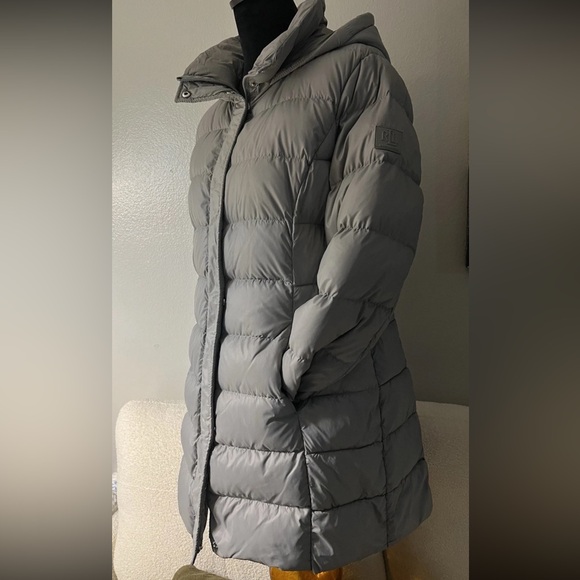 Lauren Ralph Lauren Women's Silver Puffer Coat - Picture 7 of 14